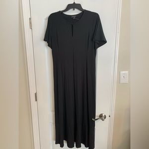 JJill Medium NEW with tags black wearever maxi length dress.